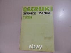 09.1976 Suzuki TS 250 Workshop Shop Repair Service Manual Shop Manual