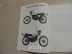 09.1978 Suzuki TS 250 Workshop Shop Repair Service Manual Workshop Manual