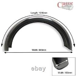 15 inch Wheel Rear Plain Steel Mudguard, Ideal for bobbers, choppers, Hardtails