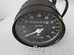 1973 Suzuki Ts250 Speedometer Assy, 34100-30621, Nos, Oem (4037)