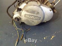 1974 74 73 Suzuki TS185 TS 185 Sierra bottom end motor engine transmission OEM