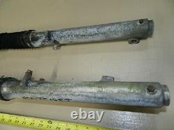 1980 Suzuki TS 125 TS125 Front Fork Suspension Triple Clamps OEM (DS 100)