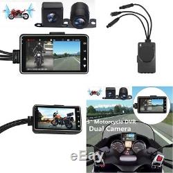 3 LCD 140° Wide Angle Motorcycle Dual Action Waterproof Camera Video Recorder