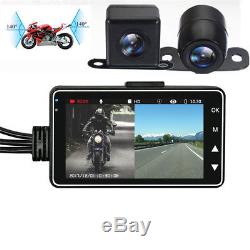 3 LCD 140° Wide Angle Motorcycle Dual Action Waterproof Camera Video Recorder