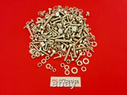 300 Assorted Universal Stainless Steel Hex Screws Bolts Nuts READ Suzuki TS50ER