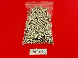 300 Assorted Universal Stainless Steel Hex Screws Bolts Nuts READ Suzuki TS50ER