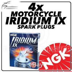 4x NGK Iridium IX Spark Plugs for SUZUKI 650cc DL650A V-Strom XP (TS) 2010 #4218
