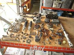 75 Suzuki TS185 Crankcases Cylinder Clutch Shocks Flywheel Stator Etc Parts Lot