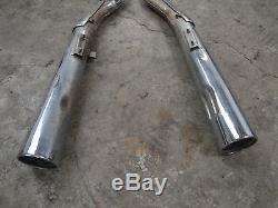 81 1981 Suzuki Gs750 Gs 750 Motorcycle Body Engine Outtake Exhaust Pipe Pipes