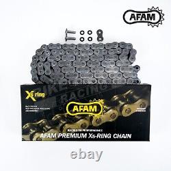 Afam Recommended Steel 520 Pitch 112 Link Chain fits Suzuki TS250X RH 1985-1989