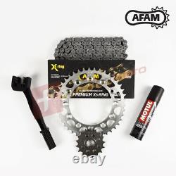 Afam Recommended X-ring Chain & Sprocket Kit to fit Suzuki TS250X RH 1985-1989