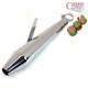 Chrome Shorty Cafe Racer Hooligan Motorcycle Muffler Reverse Cone Peashooter