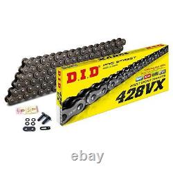 DID X Ring Chain 428 / 124 links fits Suzuki TM125 K, L, M USA 73-75