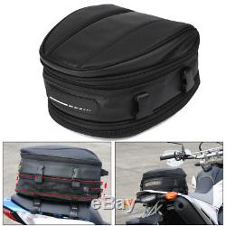 Durable Motorcyle Seat Bag Saddle Pack with Non-slip Bottom +Cover+Buckle Strap