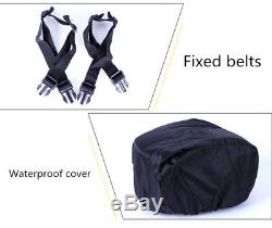 Durable Motorcyle Seat Bag Saddle Pack with Non-slip Bottom +Cover+Buckle Strap