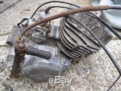 Early 1970's Suzuki TS250 engine complete barn find dirt bike off road