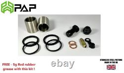 Front Brake Stainless piston seal rebuild kit Suzuki TS125 R N 1993