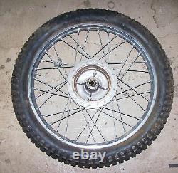 Front Wheel 2.75-18 Tire Ts90 Suzuki Ts 90 Mini Bike Parts