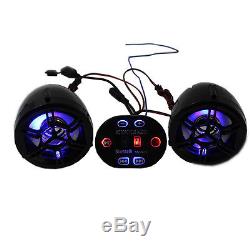 High Quality DC12V Wireless Bluetooth Motorcycle Audio Stereo Speaker MP3 FM AUX