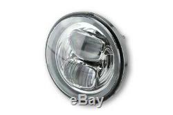 Highsider LED main headlight insert TYPE 7 with sidelight ring chrome 5 3/4 inch