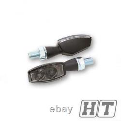 Highsider LED rear, brake light, turn signal unit BLAZE, black, tinted