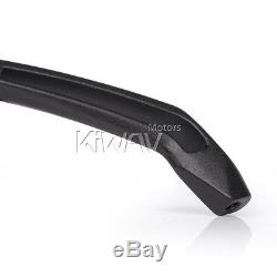 KiWAV Palm mirrors black CNC Emark M8 for Suzuki A50 AC50 TS90 125 UK STOCK