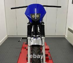 LED Headlight Mask BLUE for Yamaha WR TT DT Enduro Supermoto Motocross