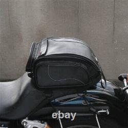 Luggage Rear Seat Rider Bag Tail Helmet Pack For Motorcycle Motorbike Scooter