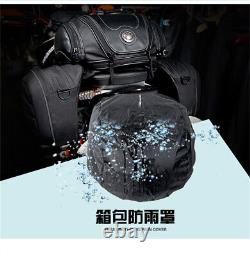 Luggage Rear Seat Rider Bag Tail Helmet Pack For Motorcycle Motorbike Scooter