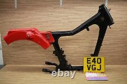 MZ TS 125 150 Main Frame with V5 & Number Plate 9,700 miles Oem