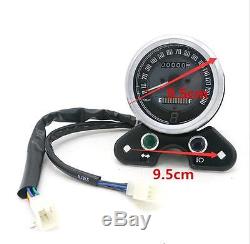 Motorcycle Bike Odometer Speedometer Tachometer Gear Digital Display for Honda