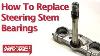 Motorcycle Steering Stem Bearing Replacement