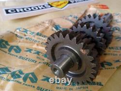 NOS 24120-46000 RM80/RM50/TS50/GT50/ZR50/OR50 Suzuki Clutch Countershaft Assy