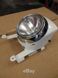 NOS Genuine SUZUKI TS50ER headlight panel & complete headlight