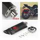 New 51mm Carbon Fiber Glossy Motorcycle Atv Modified Exhaust Muffler Tail Pipe