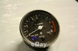 Nos 1977 1979 Suzuki Ts250 Savage Tachometer Rev Clock Two Stroke Ury Sp370