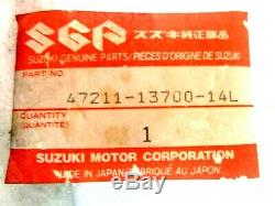 Nos Genuine Suzuki TS 50 TS50 COVER, FRAME, L (WHITE) 47211-13700-14L