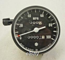Nos New Suzuki 71-76 Ts185 71-77 Tc Ts125 Speedo Speedometer 34100-28611