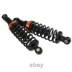 One Pair 280mm Motorcycle Scooter Rear Suspension Shock Absorber Black UK Stock