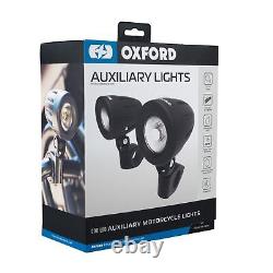 Oxford EL380 Motorcycle Auxiliary DRL LED Lights 22-28mm Bars Fits SUZUKI TS250