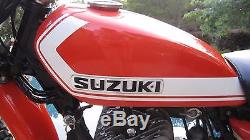 STRIP ORANGE Custom Mix Paint for Suzuki Motorcycles- QUART TS250 Savage