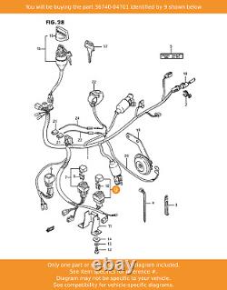 SUZUKI Box Assy, Power Source Fuse, 36740-04701 OEM