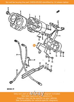 SUZUKI Bracket, 34950-05200 OEM