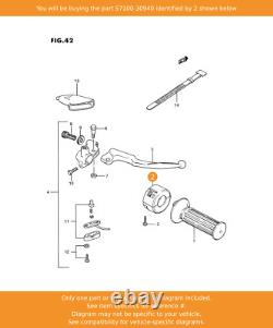 SUZUKI Case Assy, Throttle, 57100-30940 OEM