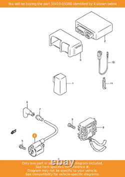 SUZUKI Coil Assy, Ignition, 33410-03D00 OEM