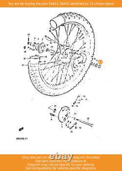 SUZUKI Gear, Speedometer (nt27), 54611-28402 OEM