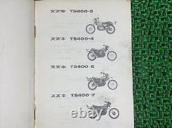 SUZUKI Genuine Used Motorcycle Parts List Hustler 400 TS400 6565