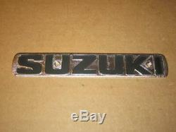 SUZUKI NOS FUEL TANK EMBLEM T350/500 TM250/400 TS's 68111-18600