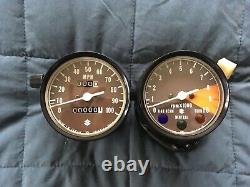 SUZUKI RV125 TS125 TC125 Speedometer & Tachometer 34101-28615 + 34201-28015