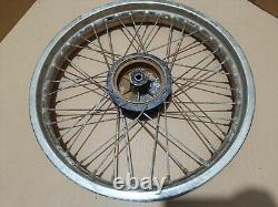 SUZUKI TS 50 Ts80 TS80X 50x SC11A set of OEM wheels rims hubs spokes front rear